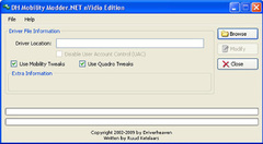 Imagen DH nVidia Mobility Modder 1.2.1