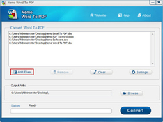 Imagen Nemo Word To PDF 3.0