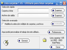 Imagen Lista carpetas 1.65