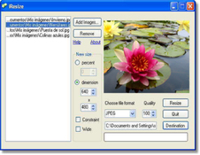 should iresize image or html resize should iresize image or html resize