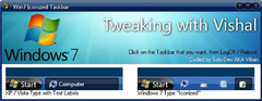 Imagen Windows 7 Taskbar Iconizer 