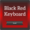 Black Red Keyboard