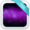 Keyboard Black Purple Free